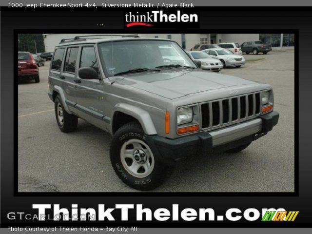 2000 Jeep Cherokee Sport 4x4 in Silverstone Metallic