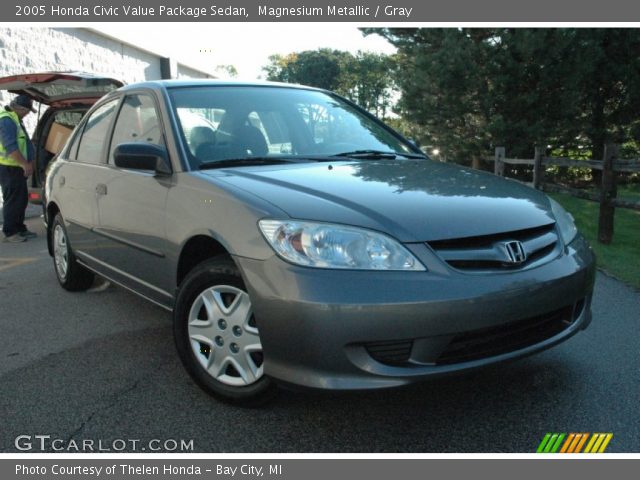 2005 Honda Civic Value Package Sedan in Magnesium Metallic