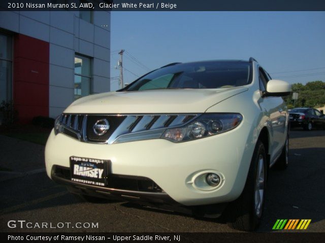 2010 Nissan Murano SL AWD in Glacier White Pearl