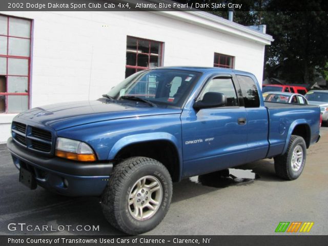 2002 Dodge Dakota Sport Club Cab 4x4 in Atlantic Blue Pearl