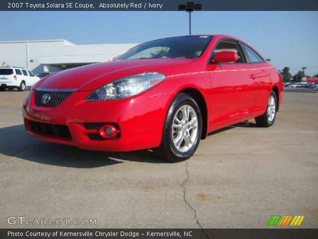 2007 Toyota Solara SE Coupe in Absolutely Red