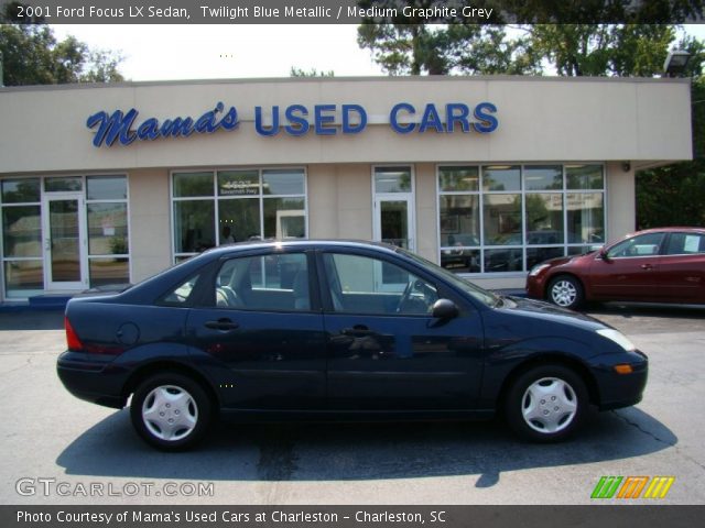 2001 Ford Focus LX Sedan in Twilight Blue Metallic