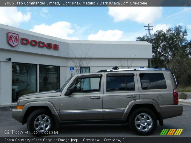 2006 Jeep Commander Limited in Light Khaki Metallic