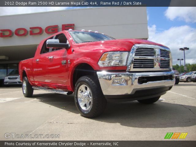 2012 Dodge Ram 2500 HD Laramie Mega Cab 4x4 in Flame Red
