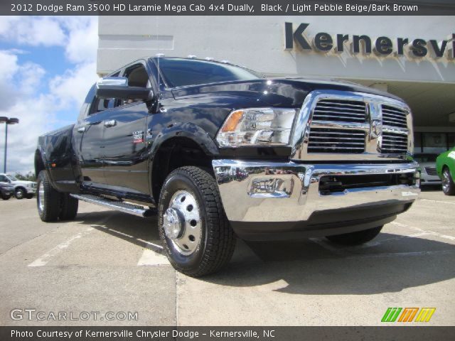 2012 Dodge Ram 3500 HD Laramie Mega Cab 4x4 Dually in Black