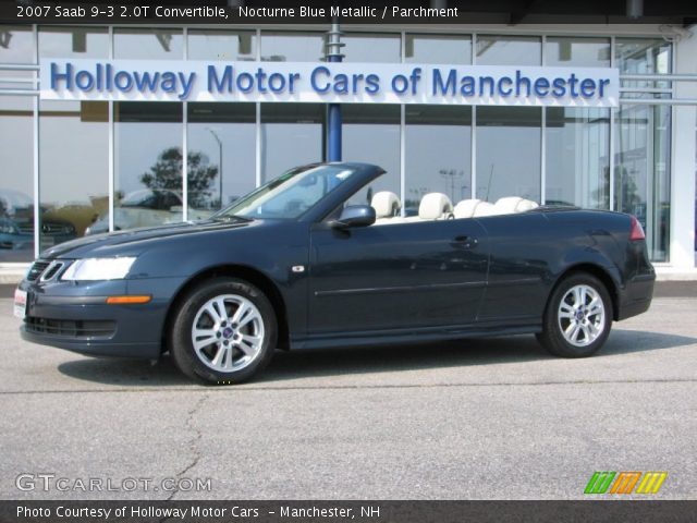 2007 Saab 9-3 2.0T Convertible in Nocturne Blue Metallic