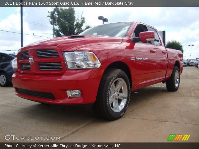 2011 Dodge Ram 1500 Sport Quad Cab in Flame Red