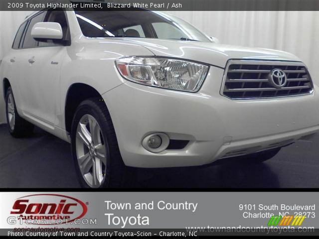 2009 Toyota Highlander Limited in Blizzard White Pearl