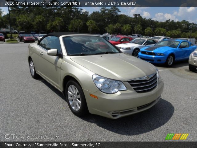2010 Chrysler Sebring Touring Convertible in White Gold
