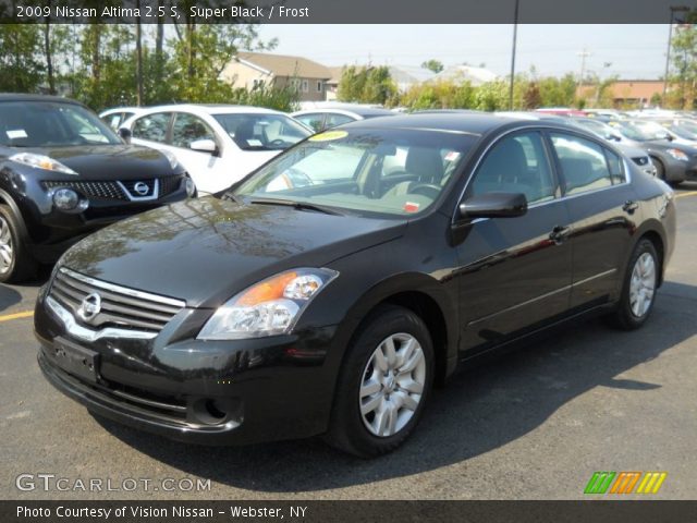 2009 Nissan Altima 2.5 S in Super Black