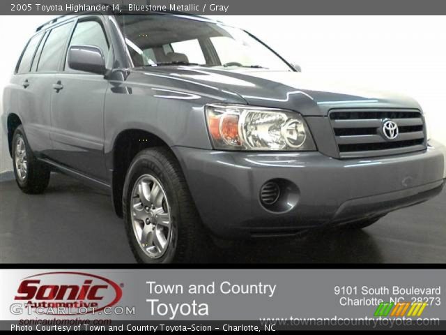 2005 Toyota Highlander I4 in Bluestone Metallic