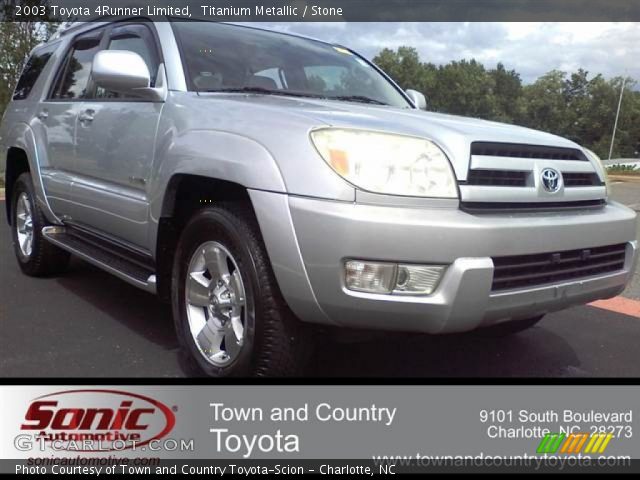 2003 Toyota 4Runner Limited in Titanium Metallic