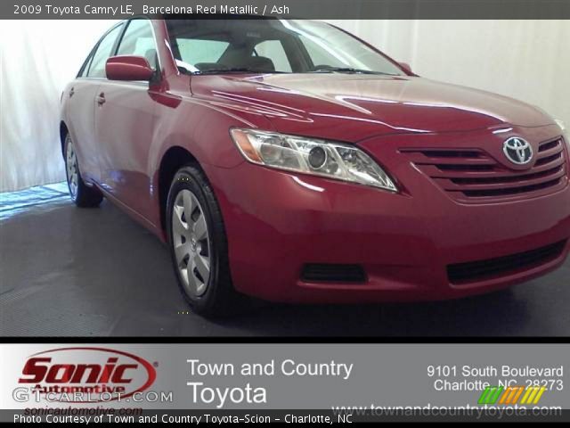2009 Toyota Camry LE in Barcelona Red Metallic