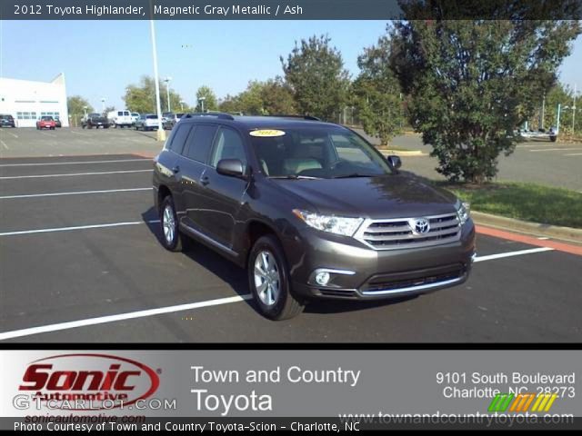 2012 Toyota Highlander  in Magnetic Gray Metallic