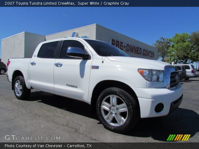 2007 Toyota Tundra Limited CrewMax in Super White