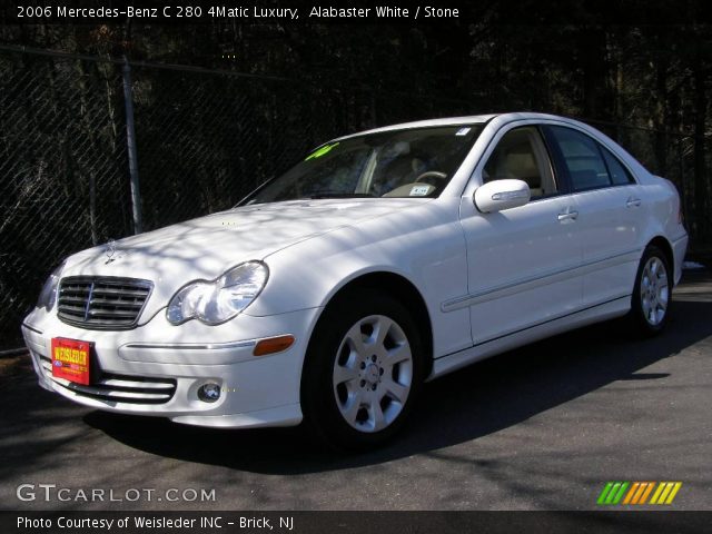 2006 Mercedes-Benz C 280 4Matic Luxury in Alabaster White