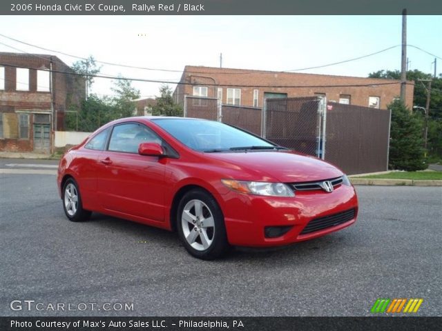 2006 Honda Civic EX Coupe in Rallye Red