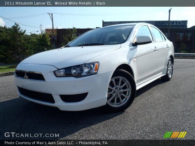 2011 Mitsubishi Lancer ES in Wicked White Metallic
