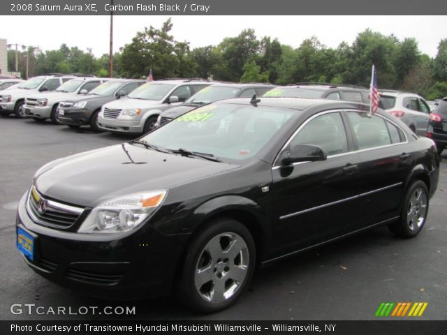 2008 Saturn Aura XE in Carbon Flash Black