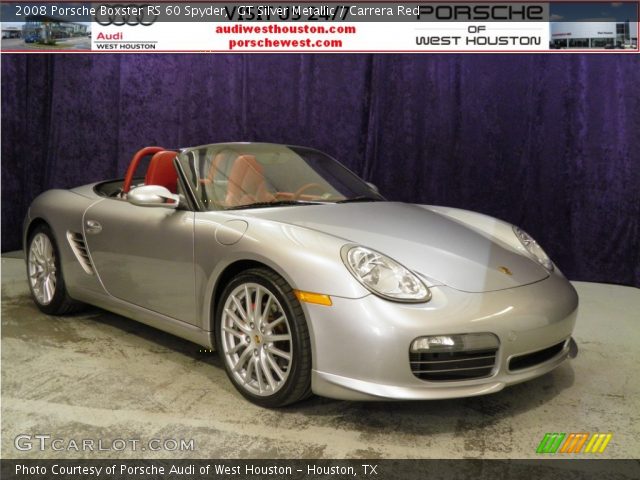 2008 Porsche Boxster RS 60 Spyder in GT Silver Metallic