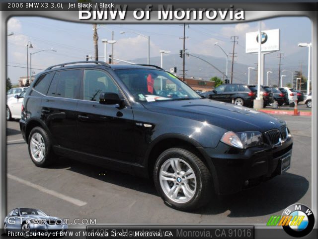 2006 BMW X3 3.0i in Jet Black