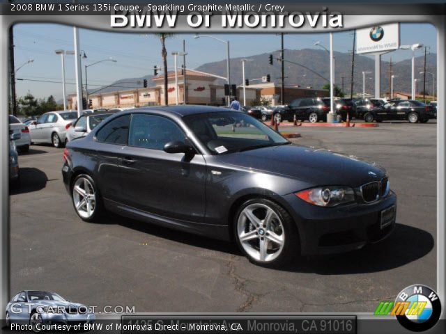 2008 BMW 1 Series 135i Coupe in Sparkling Graphite Metallic