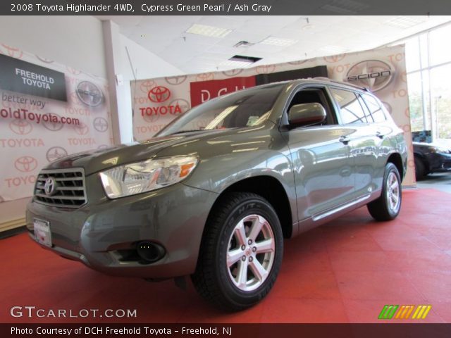 2008 Toyota Highlander 4WD in Cypress Green Pearl