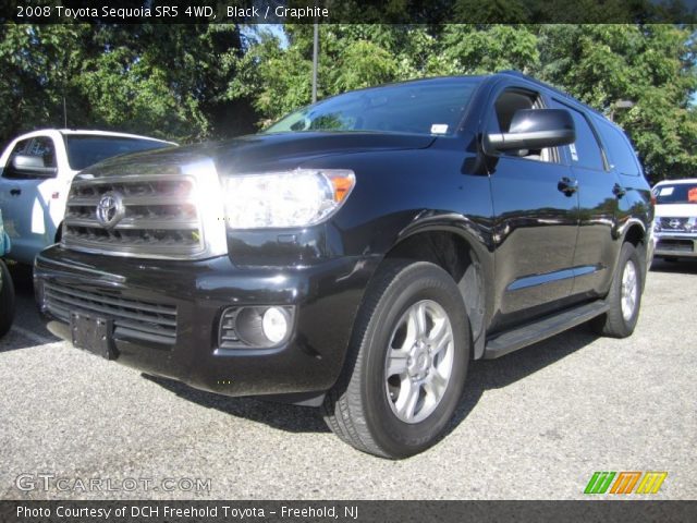 2008 Toyota Sequoia SR5 4WD in Black