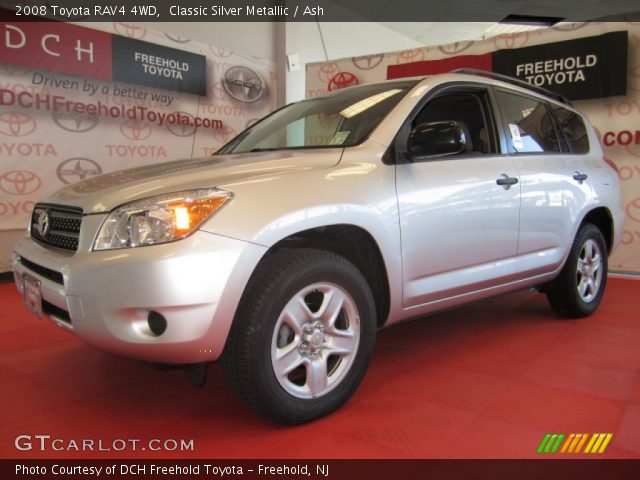 2008 Toyota RAV4 4WD in Classic Silver Metallic