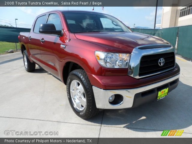 2008 Toyota Tundra CrewMax in Salsa Red Pearl