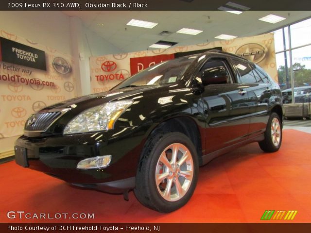 2009 Lexus RX 350 AWD in Obsidian Black