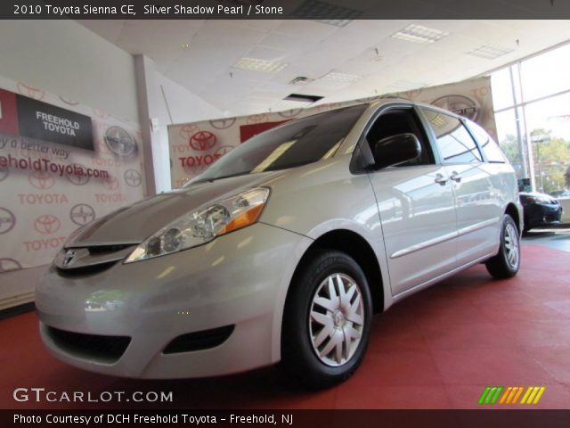 2010 Toyota Sienna CE in Silver Shadow Pearl