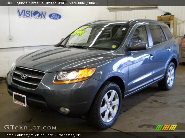 2008 Hyundai Santa Fe Limited 4WD in Slate Blue