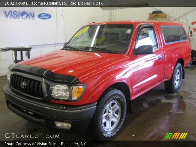 2002 Toyota Tacoma Regular Cab in Radiant Red