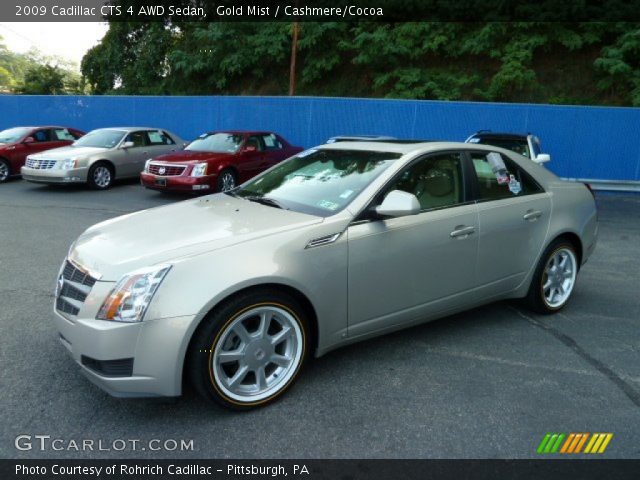 2009 Cadillac CTS 4 AWD Sedan in Gold Mist