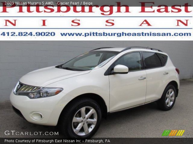 2009 Nissan Murano S AWD in Glacier Pearl
