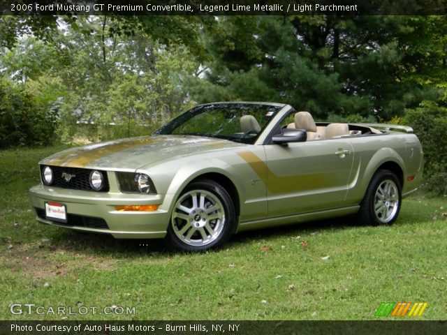 2006 Ford Mustang GT Premium Convertible in Legend Lime Metallic