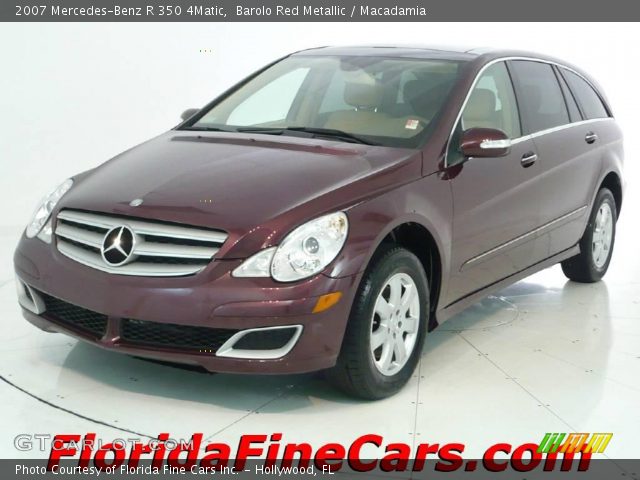 2007 Mercedes-Benz R 350 4Matic in Barolo Red Metallic