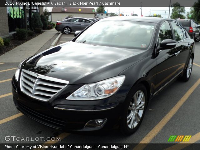 2010 Hyundai Genesis 4.6 Sedan in Black Noir Pearl