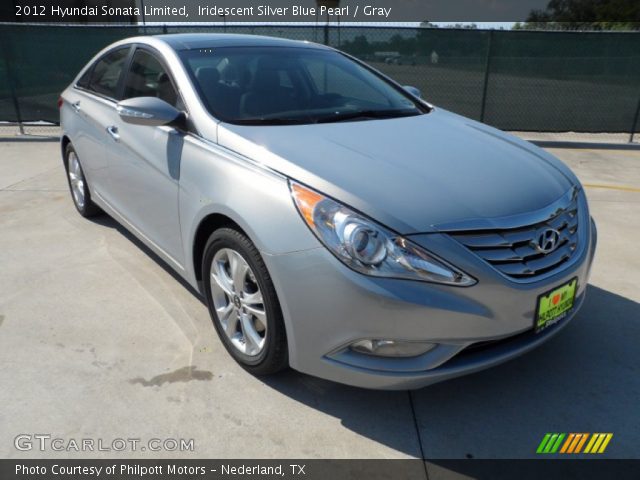 2012 Hyundai Sonata Limited in Iridescent Silver Blue Pearl