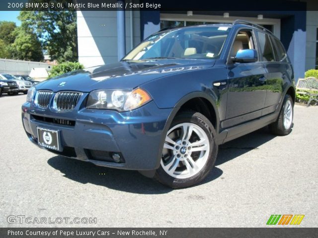 2006 BMW X3 3.0i in Mystic Blue Metallic