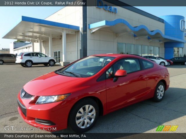 2012 Honda Civic LX Coupe in Rallye Red