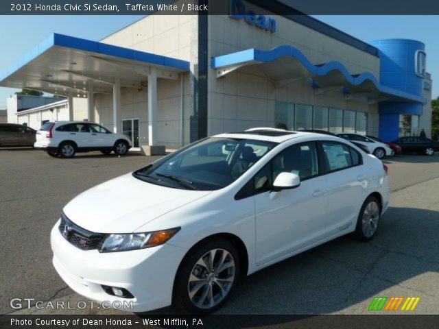 2012 Honda Civic Si Sedan in Taffeta White