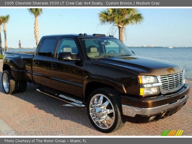 2005 Chevrolet Silverado 3500 LT Crew Cab 4x4 Dually in Custom Bronze