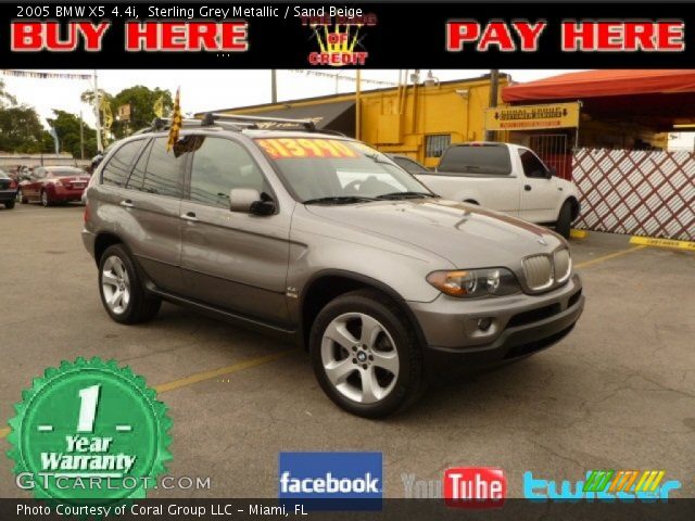 2005 BMW X5 4.4i in Sterling Grey Metallic