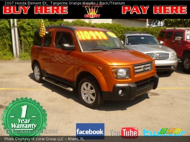 2007 Honda Element EX in Tangerine Orange Metallic