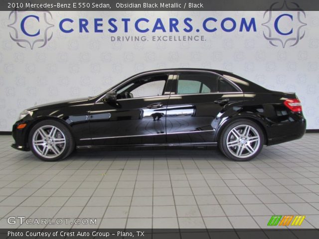 2010 Mercedes-Benz E 550 Sedan in Obsidian Black Metallic