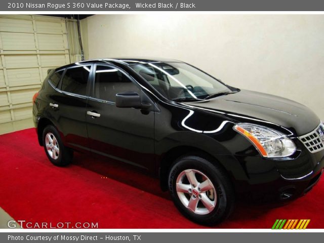 2010 Nissan Rogue S 360 Value Package in Wicked Black