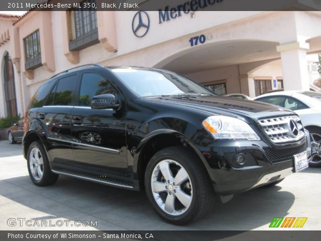 2011 Mercedes-Benz ML 350 in Black