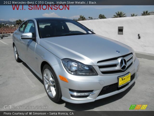 2012 Mercedes-Benz C 350 Coupe in Iridium Silver Metallic